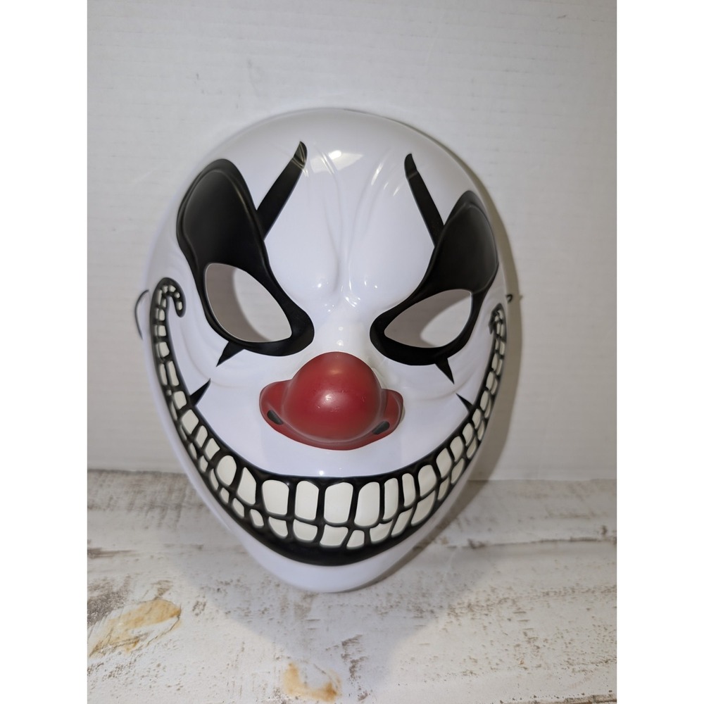 Evil Freak Show Clown Halloween Mask, Adult Plastic by Amscan